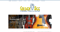 Desktop Screenshot of goldenageguitars.com